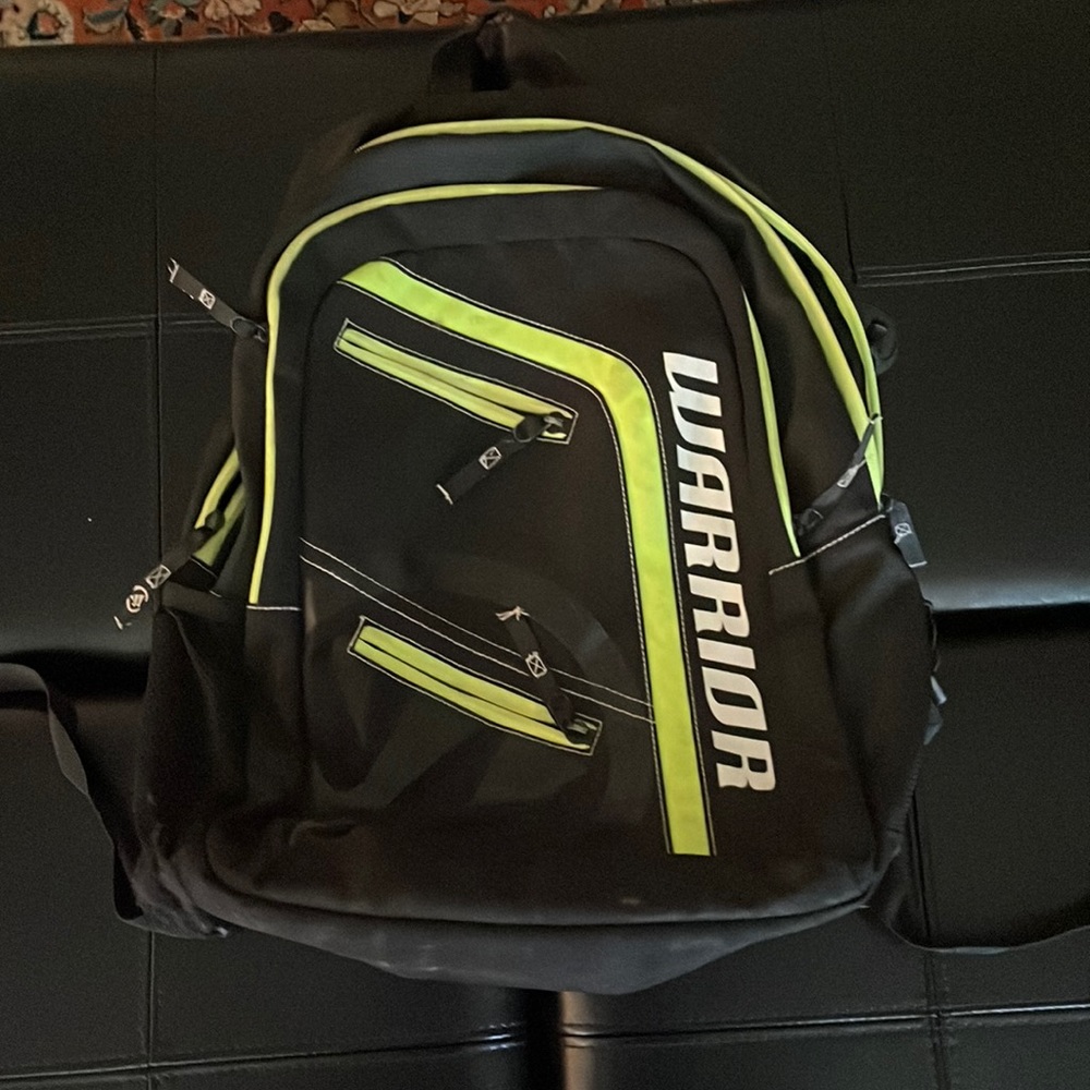 Warrior Backpack. Black With Fluorescent Trim. - image 1